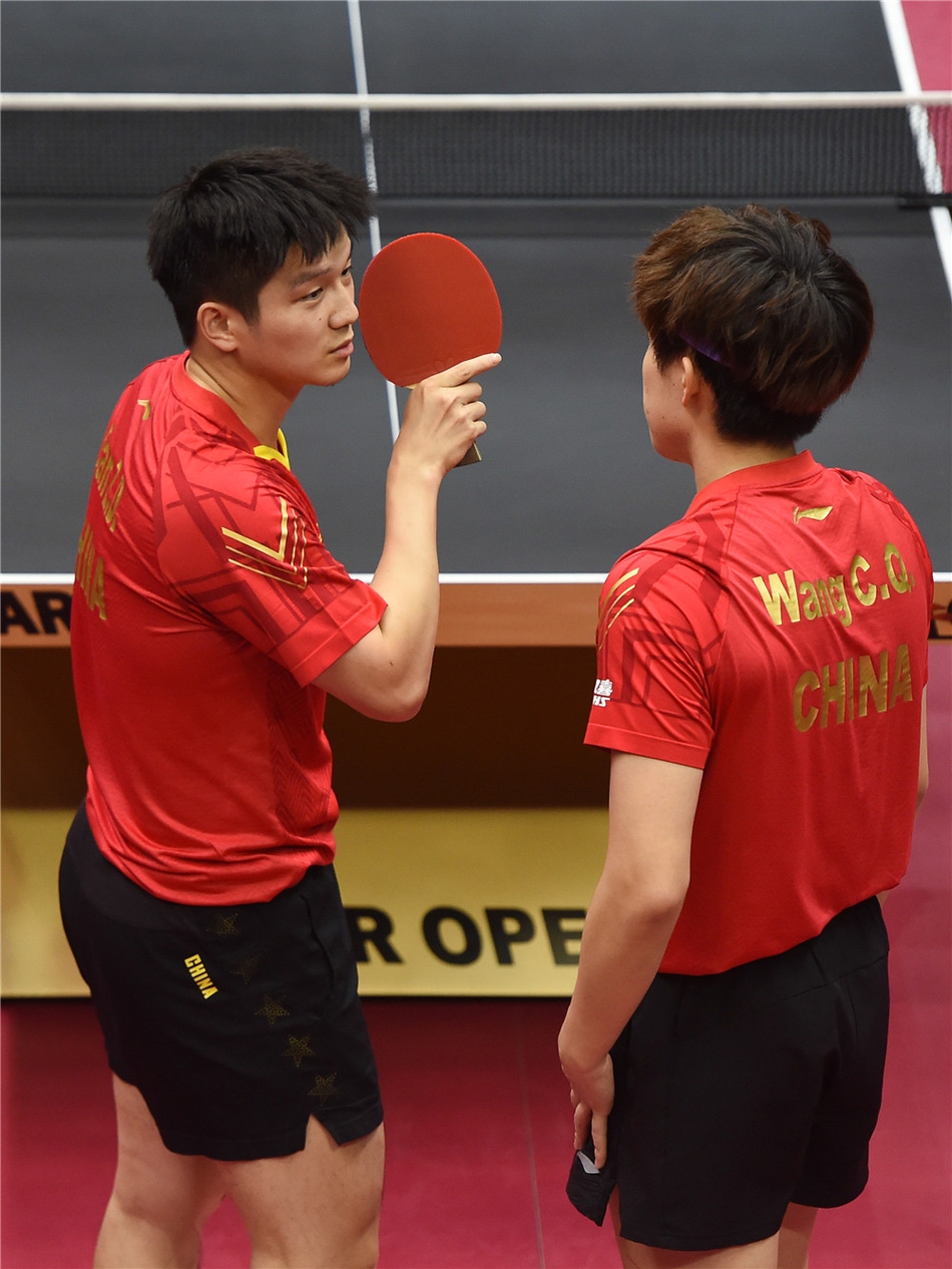 卡塔尔赛马龙许昕晋级男双决赛