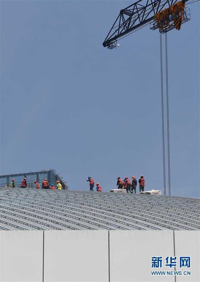 杭州亚运三馆恢复正常施工