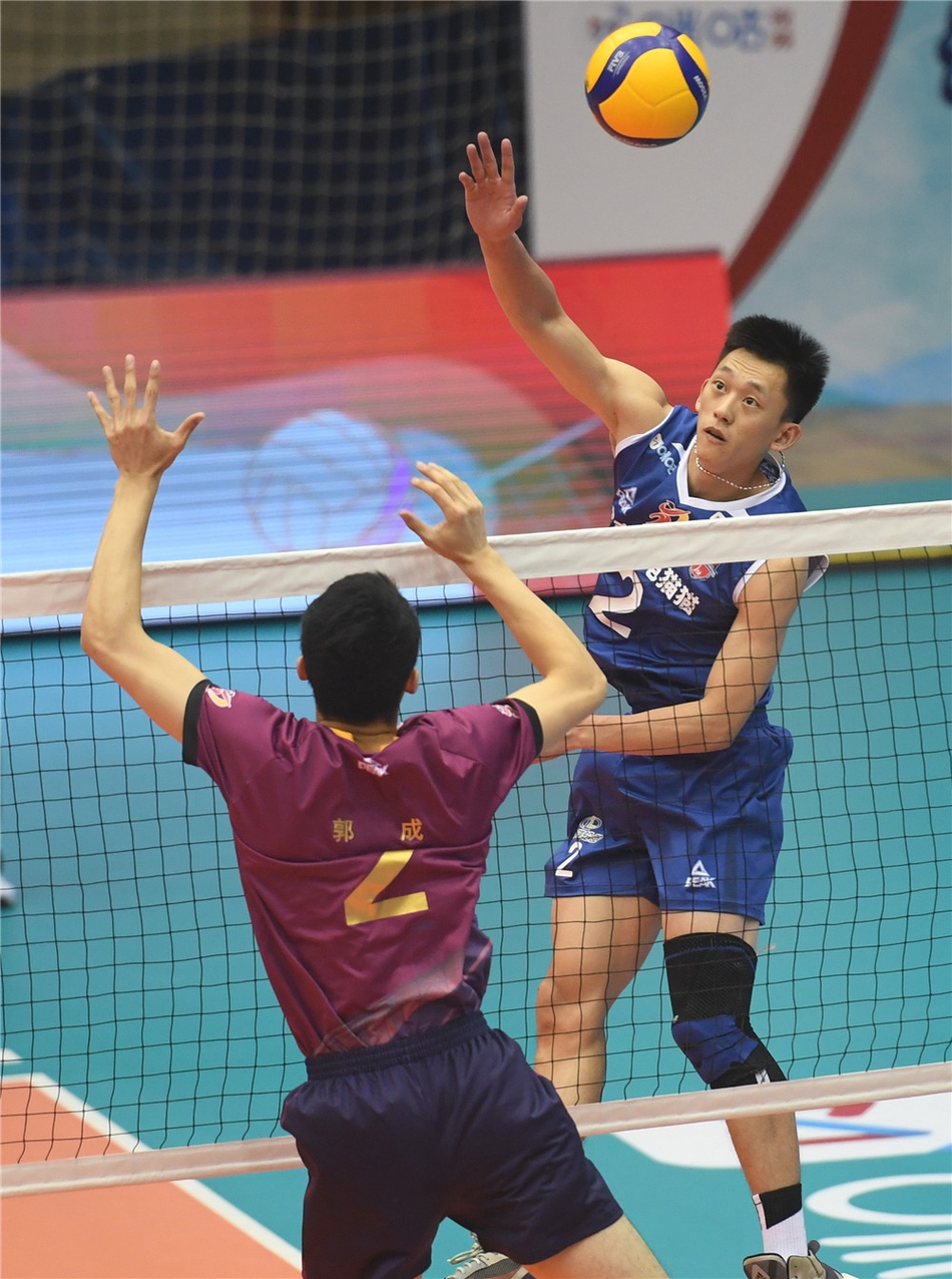 男排超级联赛：上海3-1江苏