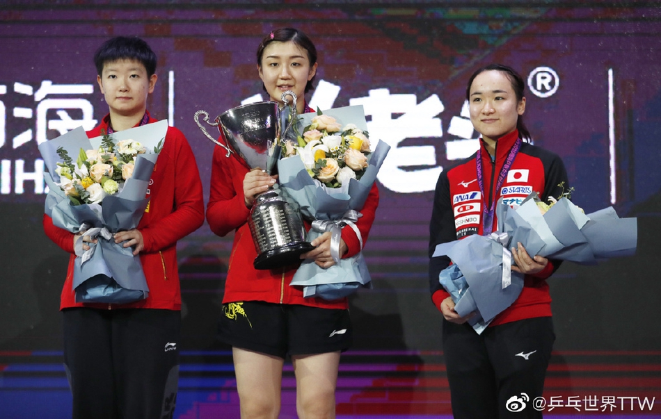 世界杯陈梦胜孙颖莎夺冠