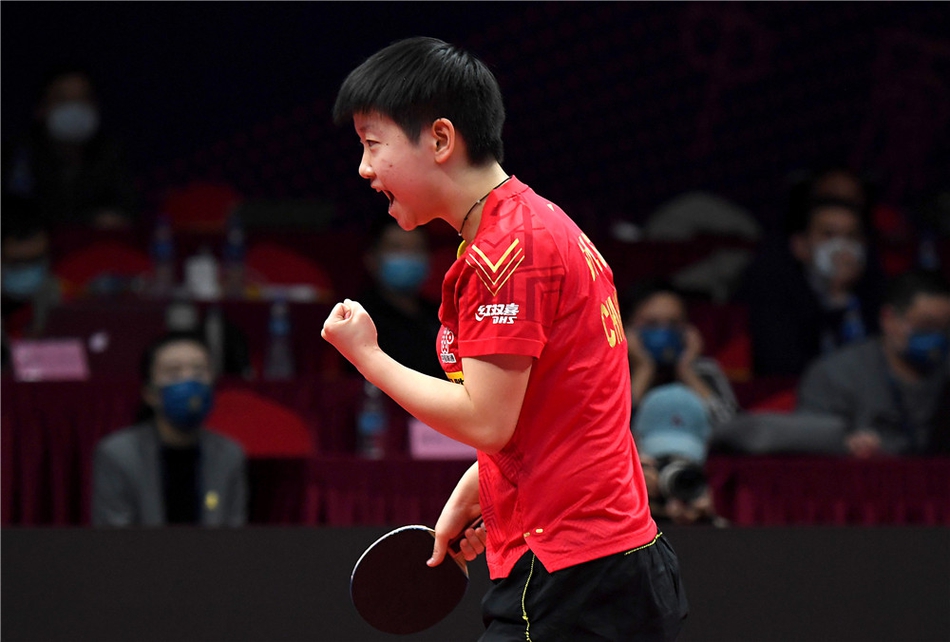 总决赛孙颖莎4-0田志希