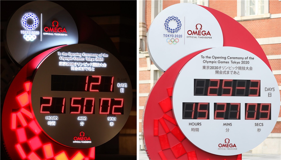 东京奥运延期 倒计时钟将调整