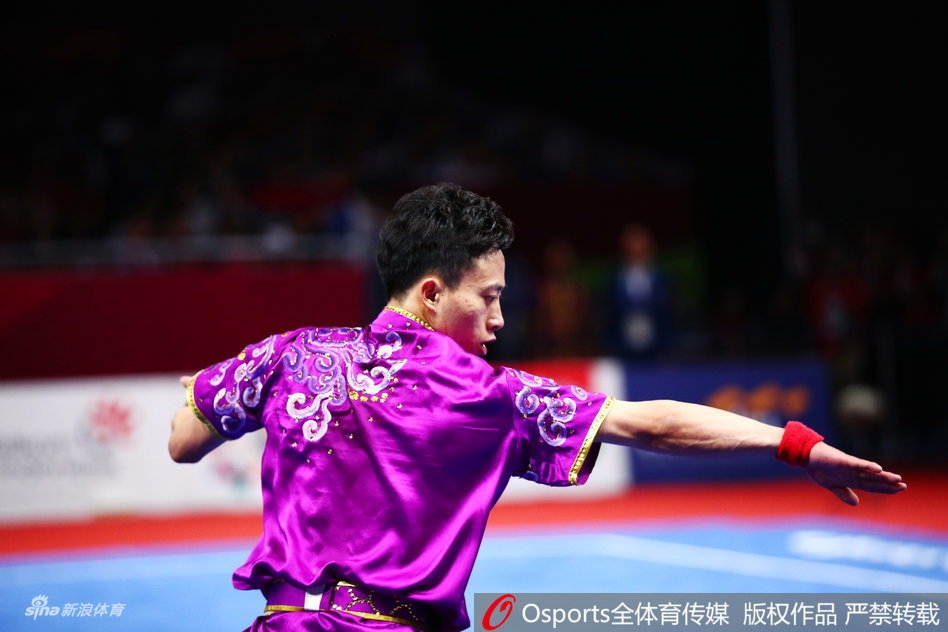 亚运会男子长拳决赛孙培原出战