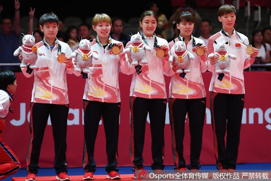 国乒2018冠军回顾50金战绩显眼