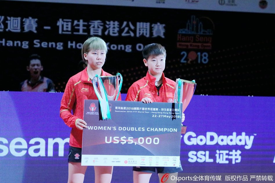 国乒2018冠军回顾50金战绩显眼