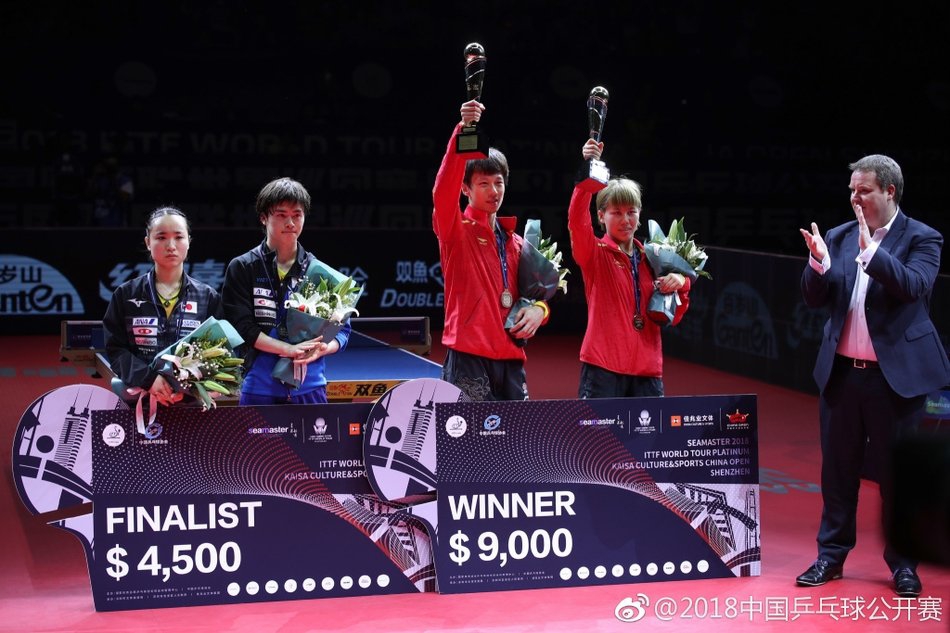 国乒2018冠军回顾50金战绩显眼