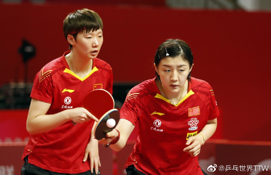 陈梦孙颖莎王曼昱晋级女团决赛