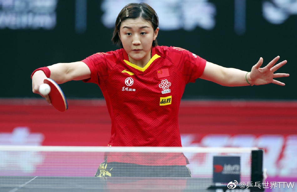 世界杯陈梦4-0张安进四强