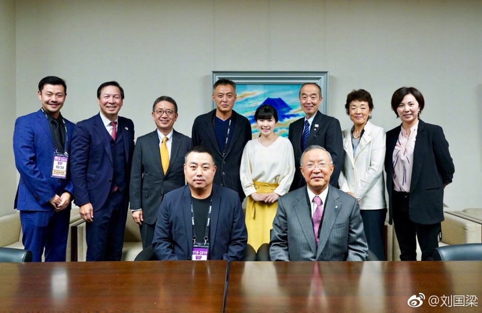 刘国梁考察日本乒乓国家队餐厅
