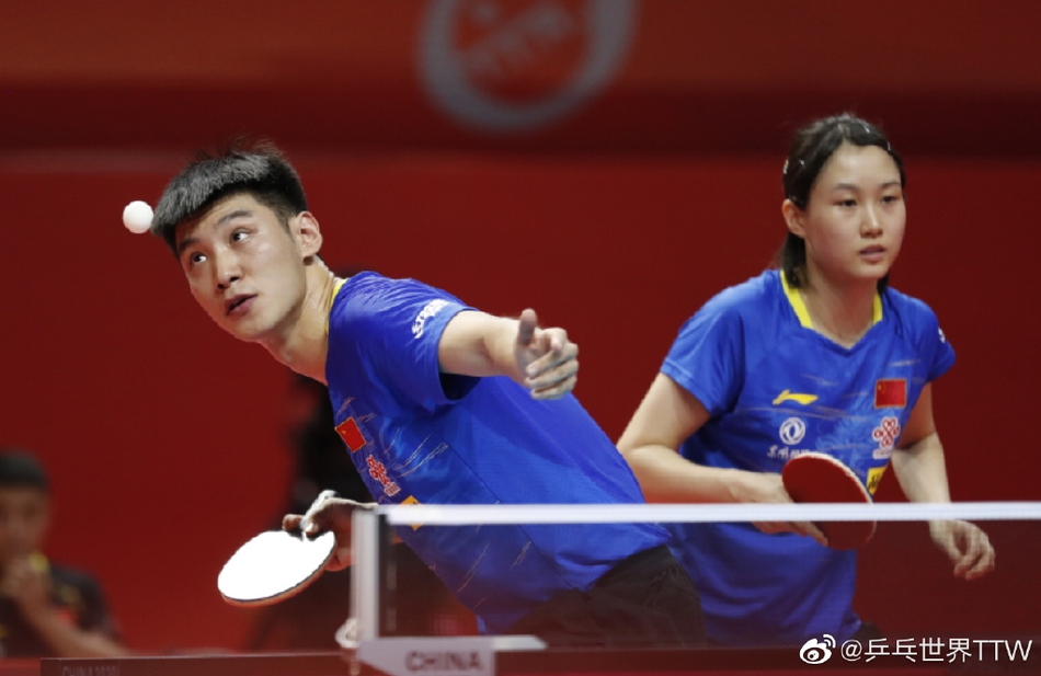 国乒奥运模拟赛混双1/4决赛结束