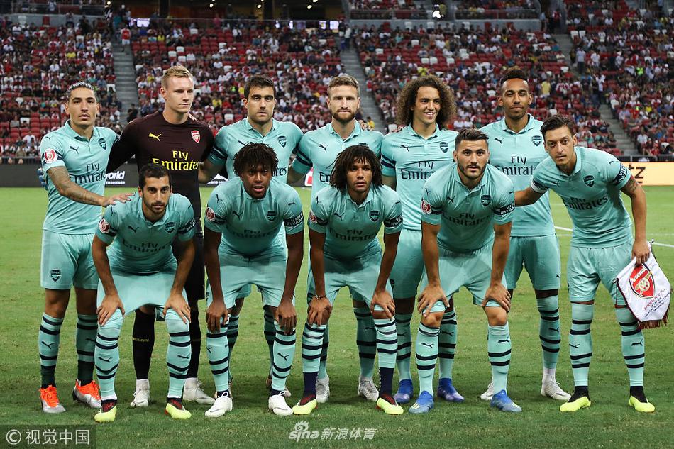 阿森纳赛前合影