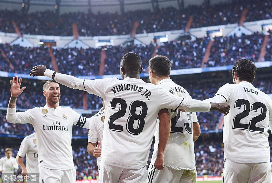 皇马众将庆祝进球