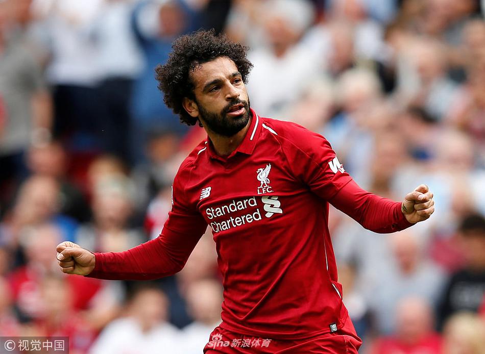 萨拉赫庆祝破门