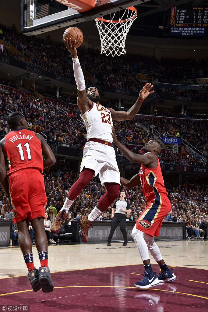 詹姆斯上篮
