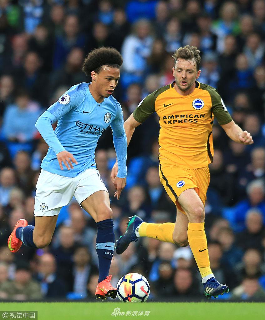 [英超]曼城3-1布莱顿