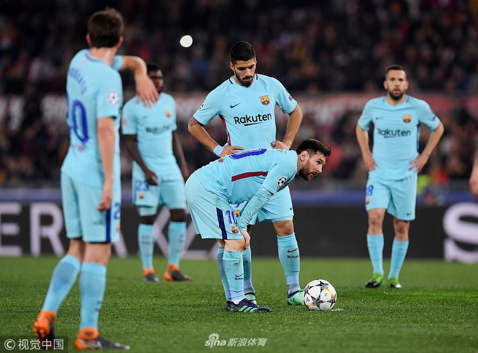 沮丧的巴萨众将