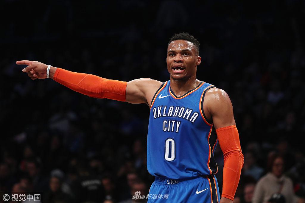 威少生涯108次三双 超越基德成NBA历史第三