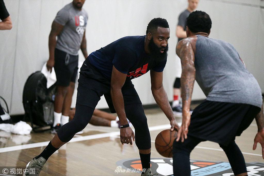 火箭大杀器合体！哈登安东尼纽约合练