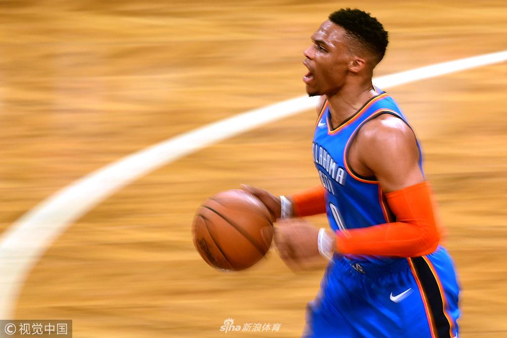 威少生涯108次三双 超越基德成NBA历史第三