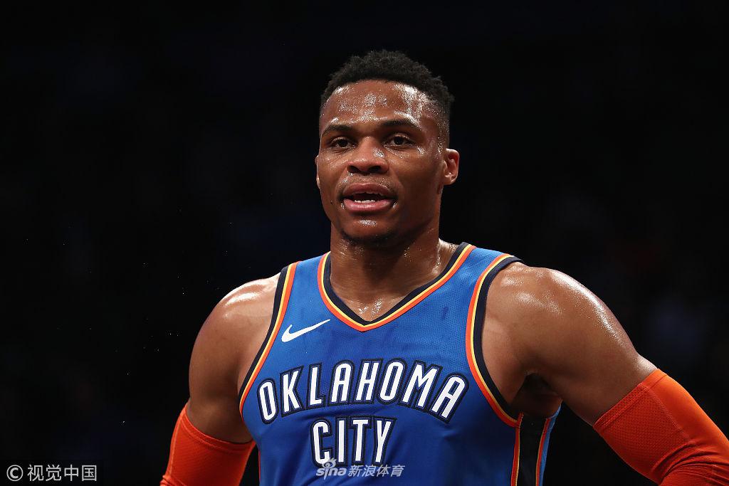 威少生涯108次三双 超越基德成NBA历史第三