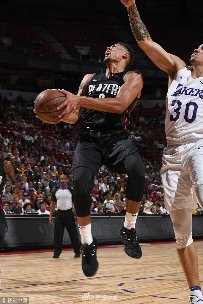 2018NBA夏联决赛：湖人73-91开拓者