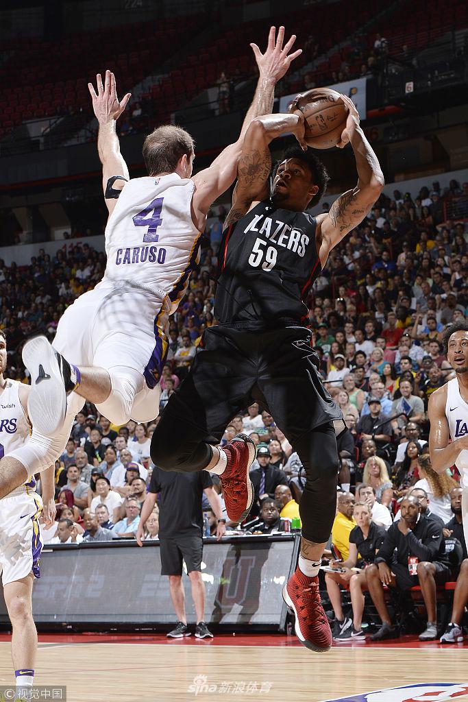 2018NBA夏联决赛：湖人73-91开拓者