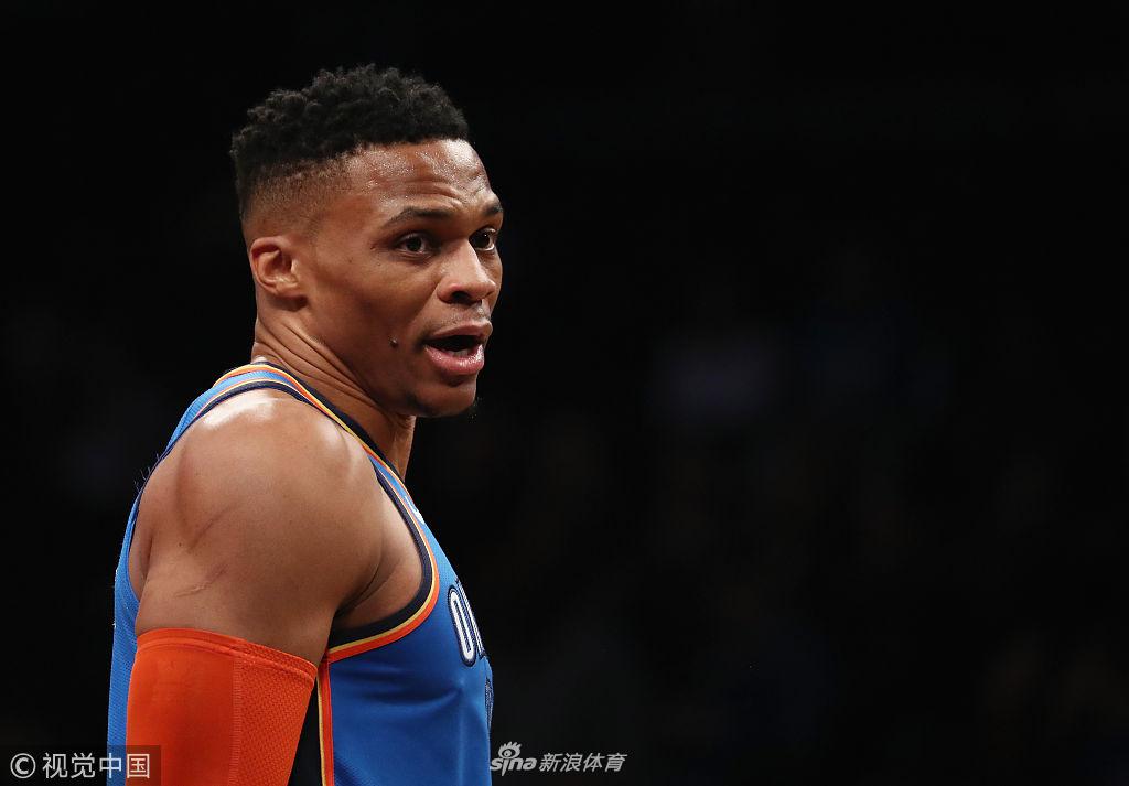 威少生涯108次三双 超越基德成NBA历史第三