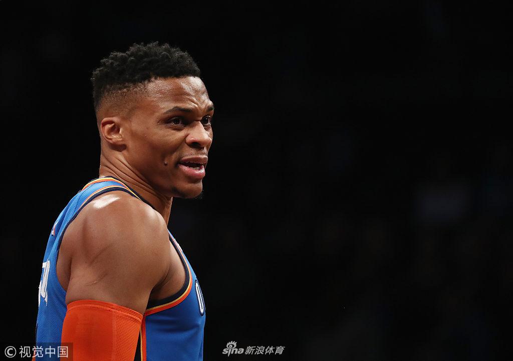 威少生涯108次三双 超越基德成NBA历史第三