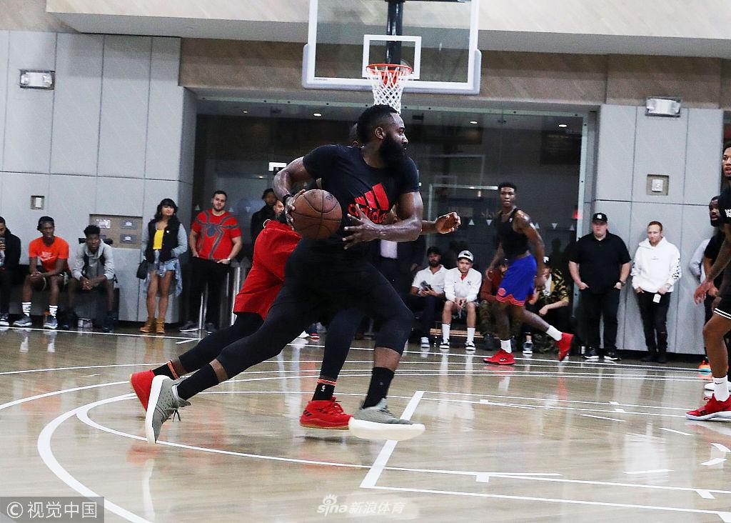 火箭大杀器合体！哈登安东尼纽约合练