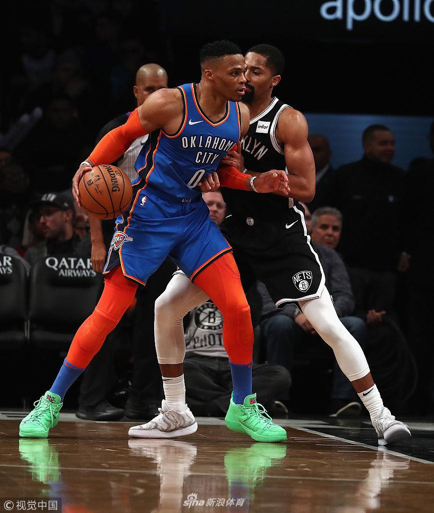 威少生涯108次三双 超越基德成NBA历史第三