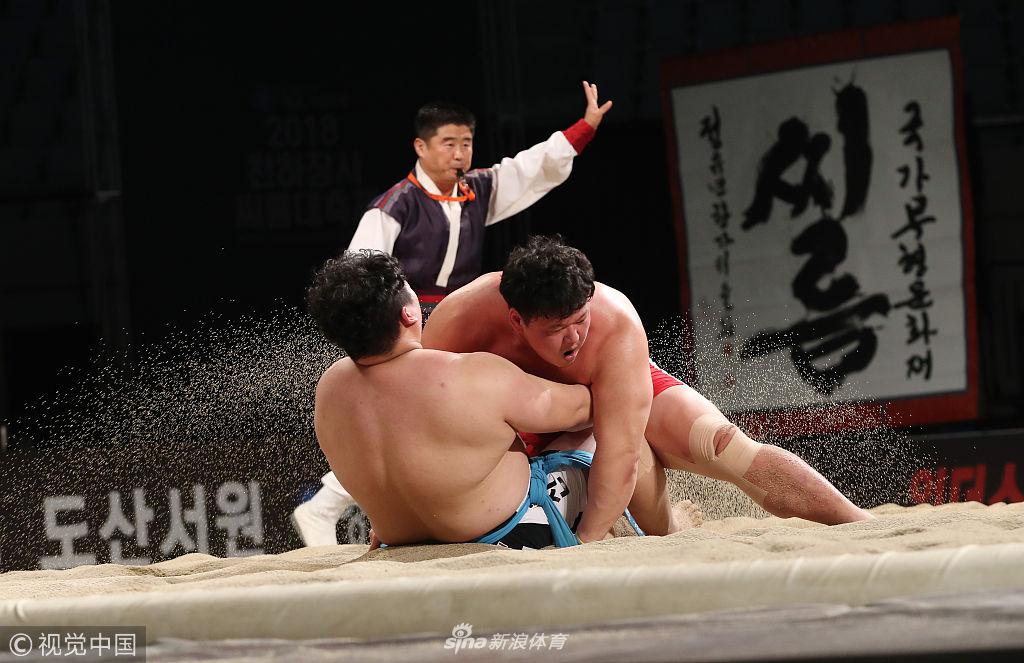 韩朝民俗摔跤共同入选非遗