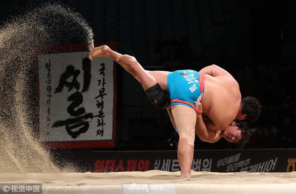 韩朝民俗摔跤共同入选非遗