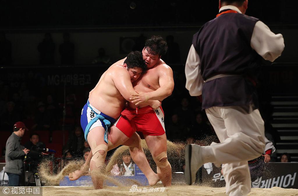 韩朝民俗摔跤共同入选非遗