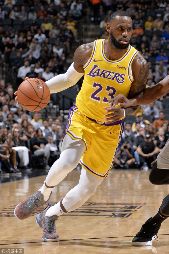 詹姆斯持球推进