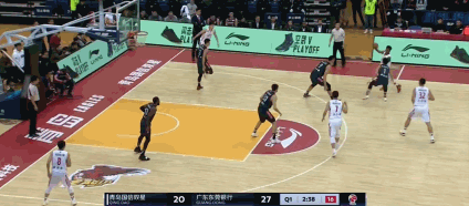 CBA第35轮:青岛108-129广东
