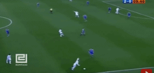 经典！贝克汉姆导弹式长传球