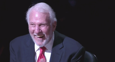 吉诺比利球衣退役仪式动情瞬间 邓肯摸头杀波波含着泪大笑