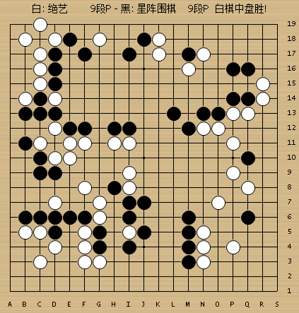 动图棋谱-腾讯ai赛决赛第七局 绝艺力压星阵