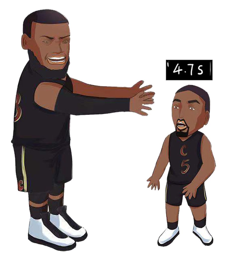 策划|詹姆斯34岁生日快乐！用漫画回顾联盟第一人33岁这一年