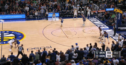 勒韦尔过掉哈里斯抛射绝杀掘金