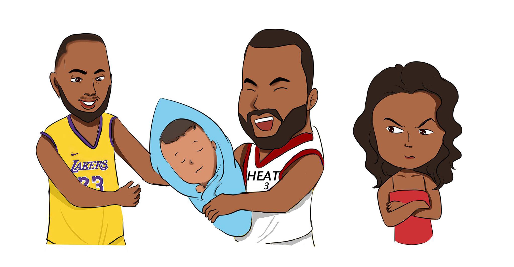 策划|詹姆斯34岁生日快乐！用漫画回顾联盟第一人33岁这一年