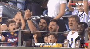 梅西父爱宠溺的一面 儿子太萌