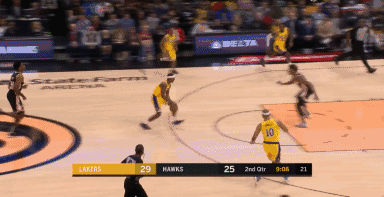 湖人内讧？詹姆斯飞起盖隆多！那一瞬间老詹脑子里全是这些画面