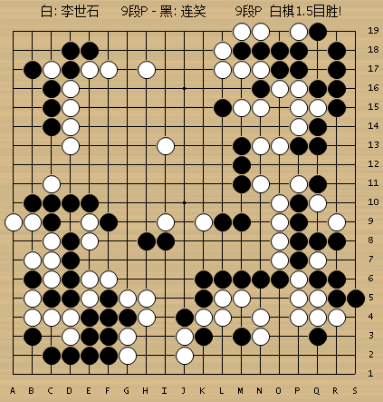 动图棋谱-围甲柯洁胜安东旭 连笑不敌李世石