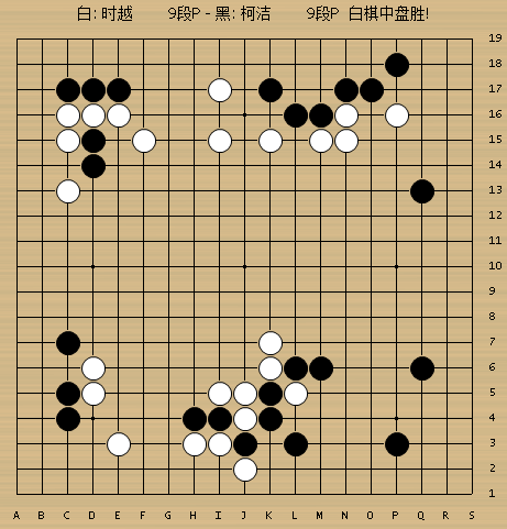 7月19日,2017金立杯中国围棋甲级联赛第11轮战罢,图为焦点战动图棋 