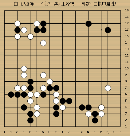 动图棋谱-吴清源杯决赛