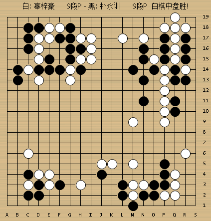 动图棋谱-最强棋士战预选第3轮 时越中盘胜姜东润_高清图集_新浪网