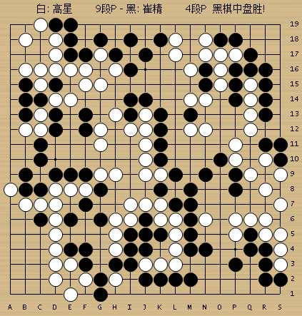 动图棋谱-吴清源杯高星负崔精 王晨星胜吴侑珍_高清图集_新浪网