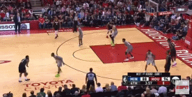 哈登撤步三分颜射维金斯