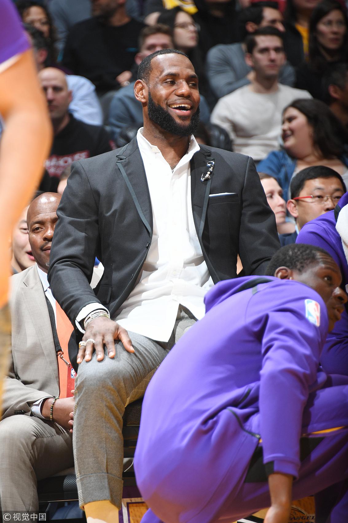 詹姆斯依然不能上场